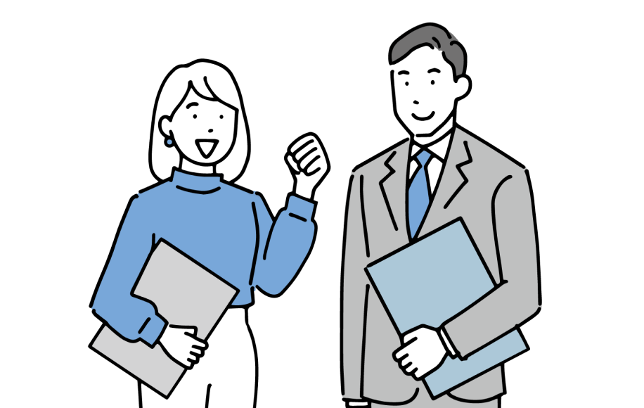 スタッフのイラスト